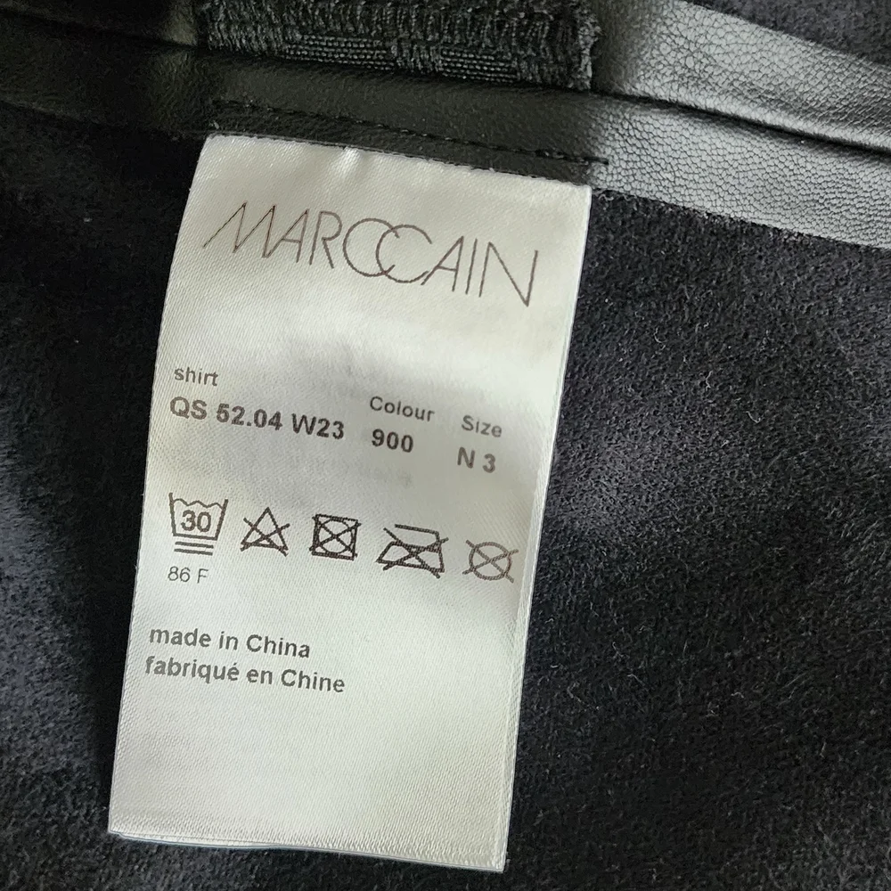 Marc Cain Black Leather Jacket - Picture 3 of 12